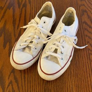 Used white all star converse